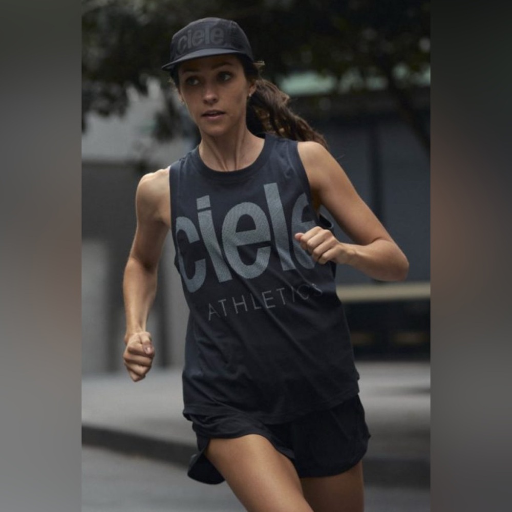 Ciele Athletics Black Running Cap - Performance Hat